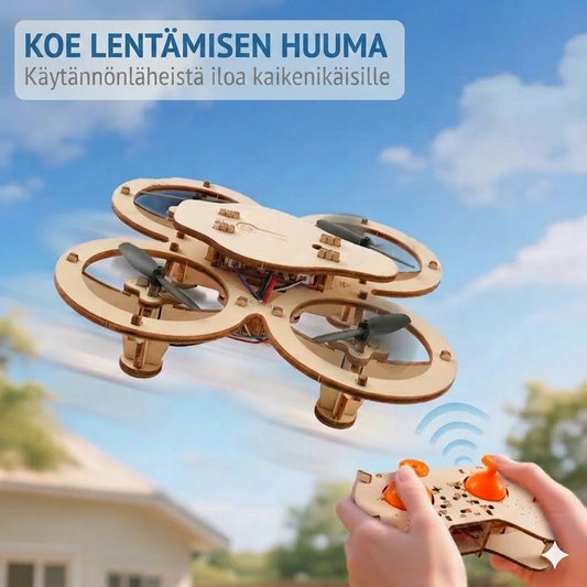 Tee-se-itse puinen drooni – STEM-tiedesetti