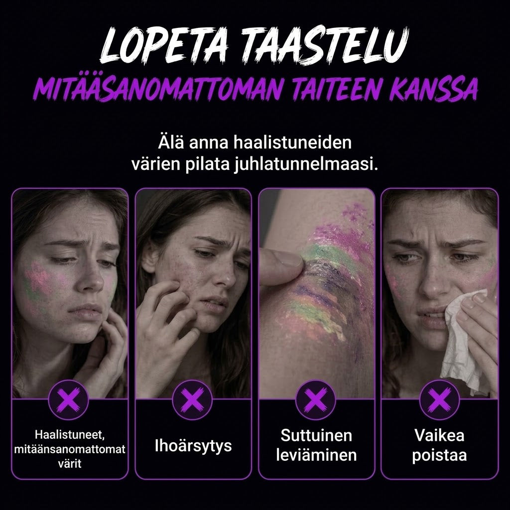 VaraLiving™ UV-Hohtava Tatuointikynä (Juhliin & Festareille)