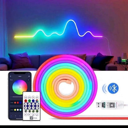 VaraLiving™ Älykäs Joustava RGB LED-Valonauha Sovelluksella ja Kaukosäätimellä