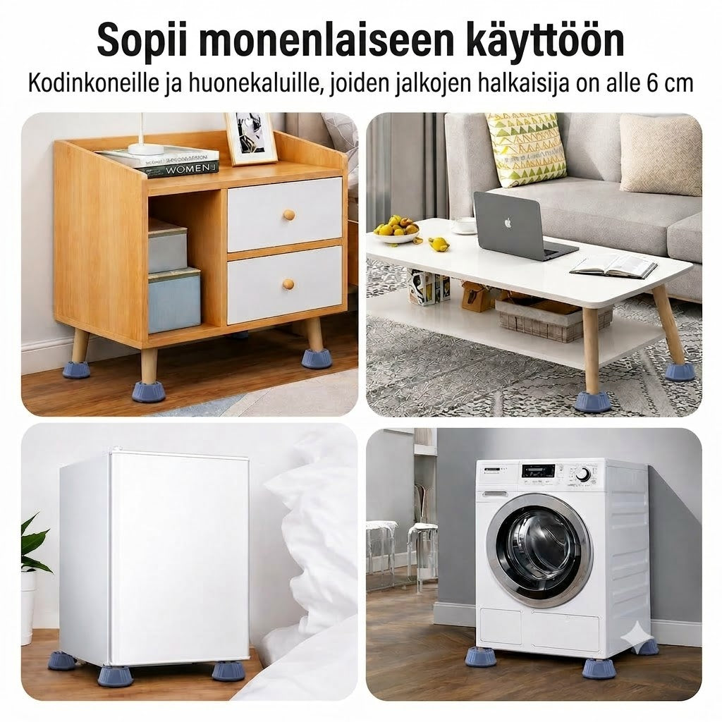 VeloPack™ Tärinänvaimennustassut Pyykinpesukoneelle