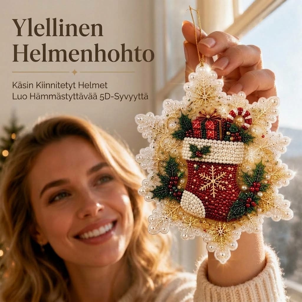 OmniLiving™ DIY Joulukoristeiden Maalaussetti (Luovat Kuusenkoristeet)