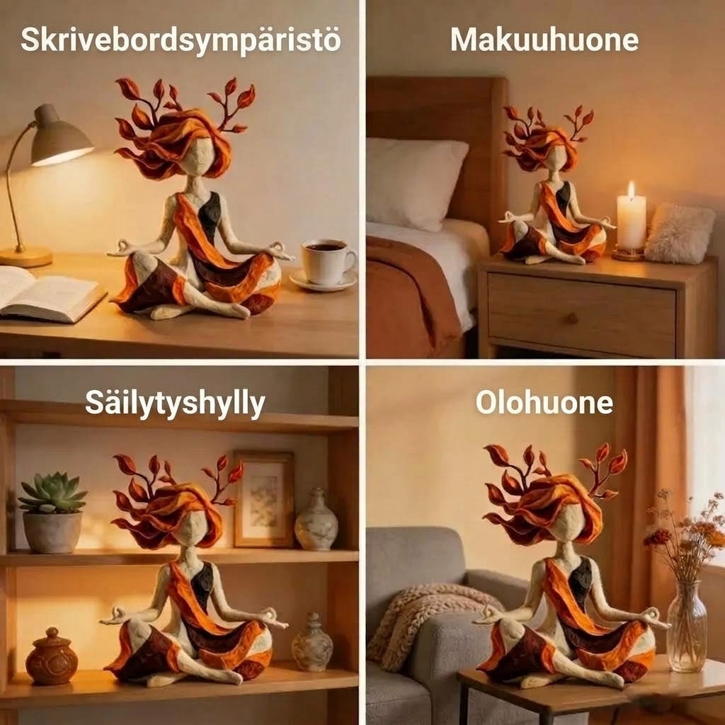OmniLiving™ Meditaatiohahmo Kotiin (Zen & Rauhoittava Sisustus)
