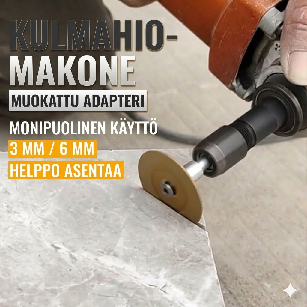Kulmahiomakoneen adapterisarja – Muunna monitoimityökaluksi