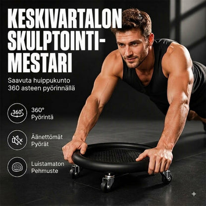SilkEase™ Vatsapyörä Polvituella Keskivartalotreeniin
