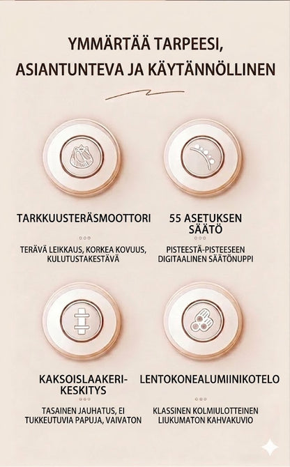 Korkealaatuinen käsikäyttöinen kahvimylly ruostumattomasta teräksestä