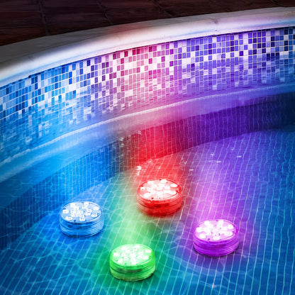Vedenpitävä RGB LED-uima-allasvalo – Osta 1 saa 1 ilmaiseksi (2 kpl)
