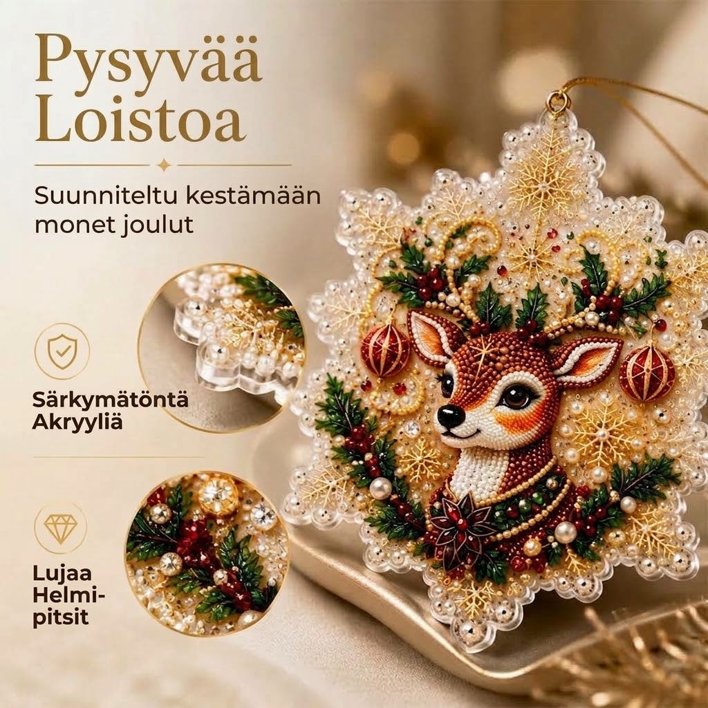 OmniLiving™ DIY Joulukoristeiden Maalaussetti (Luovat Kuusenkoristeet)
