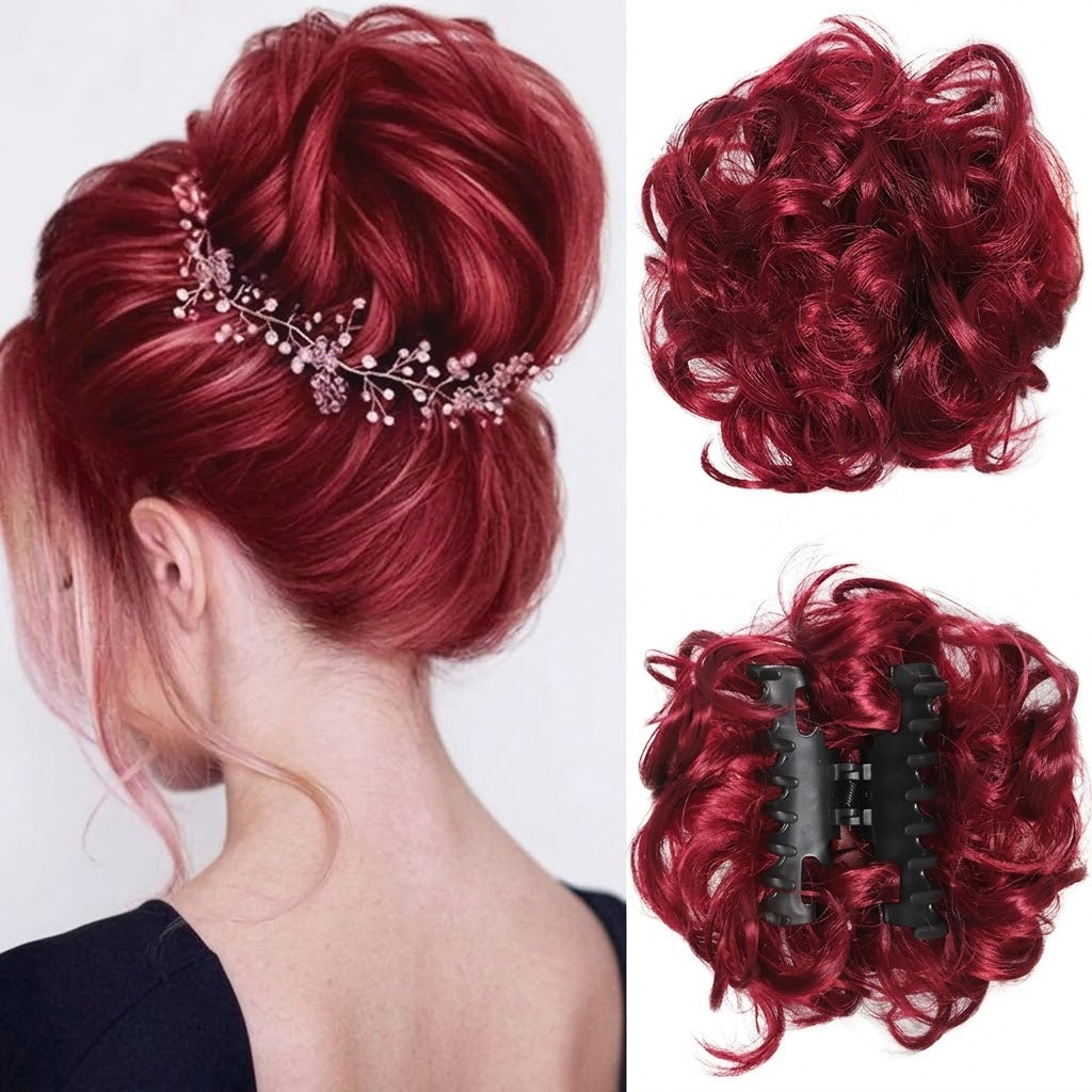 Messy Bun -nutturalisäke kynsikiinnikkeellä – Täydellinen kampaus sekunneissa. TARJOUS: 1+1 ILMAISEKSI!