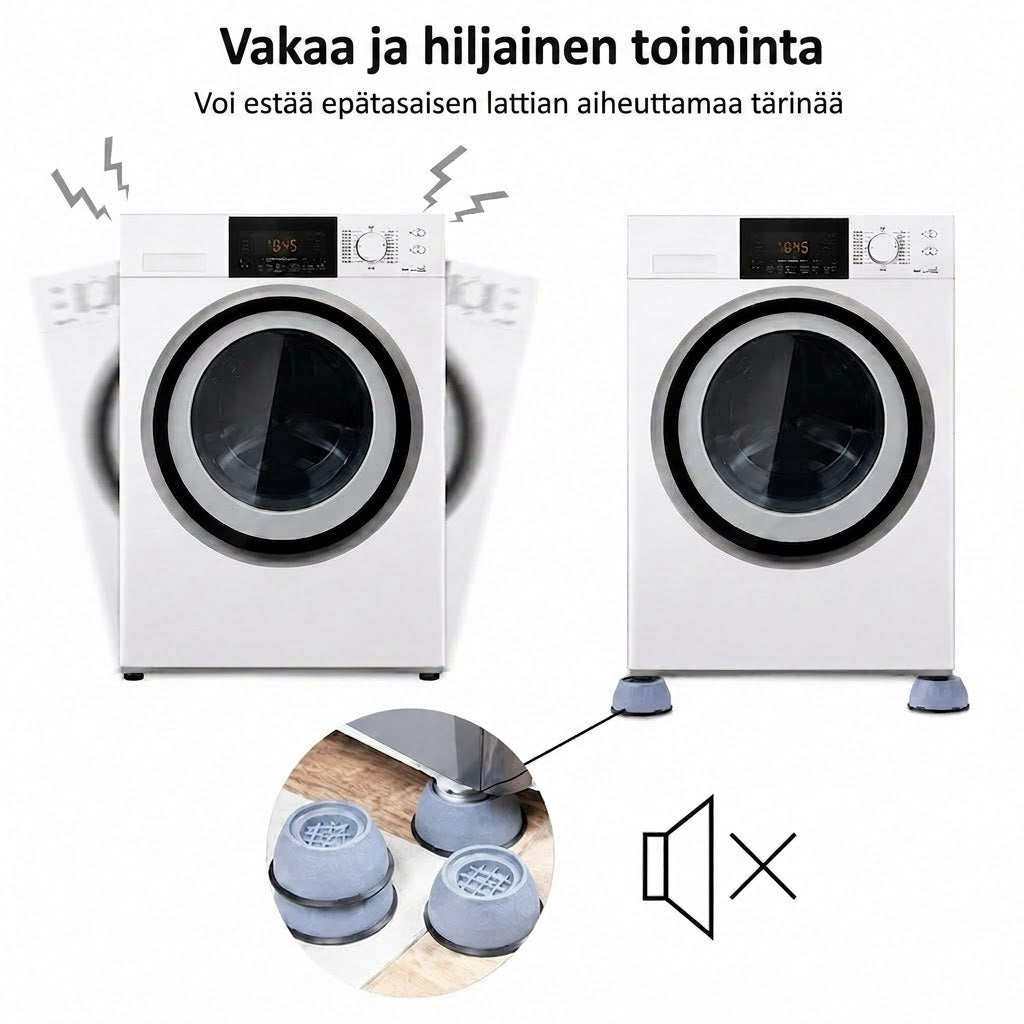VeloPack™ Tärinänvaimennustassut Pyykinpesukoneelle