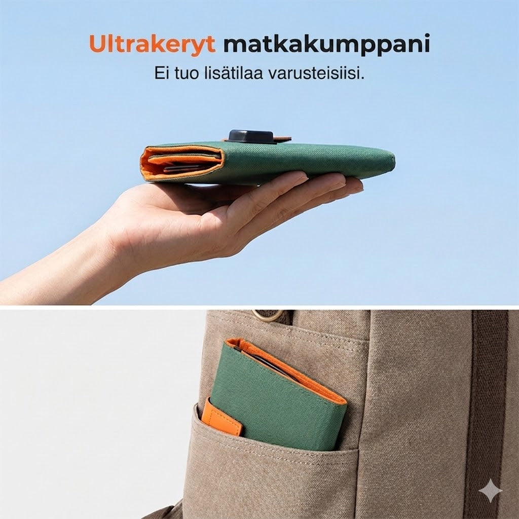 Kannettava aurinkopaneeli USB-laturilla