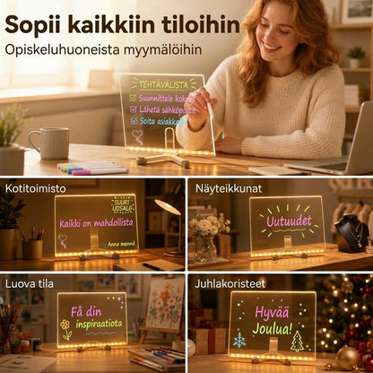 VaraLiving™ Akryylinen LED-Valotaulu
