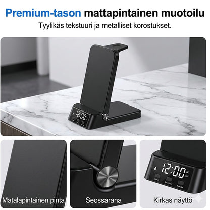 3-in-1-pikalaturi langattomalla latauksella