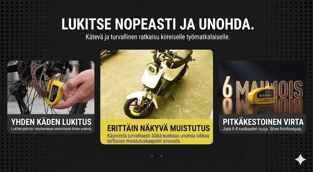 Älykäs hälyttävä jarrulevylukko