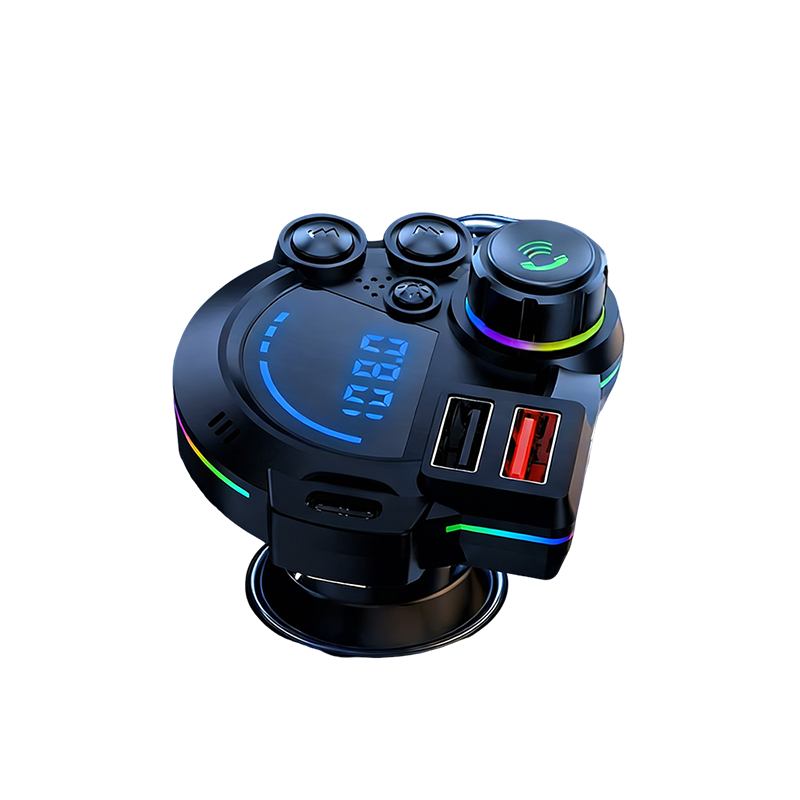 Universaali Bluetooth FM-lähetin kahdella USB-portilla