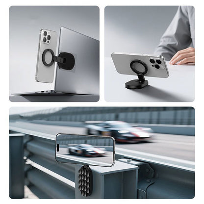 VaraLiving™ 3-in-1 Magneettinen Puhelinteline (Kokoontaitettava 360° Auto- & Pöytäteline)