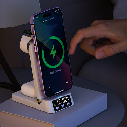 3-in-1-pikalaturi langattomalla latauksella