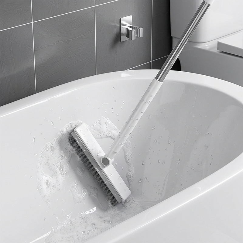 2-in-1 sauma- ja nurkkaharja ikkunalastalla
