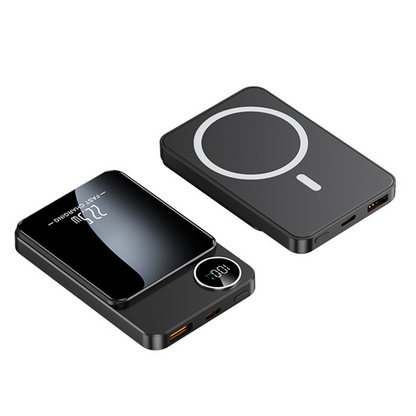 Magneettinen varavirtalähde 10000mAh matkoille – 22.5W ja 15W pikalataus