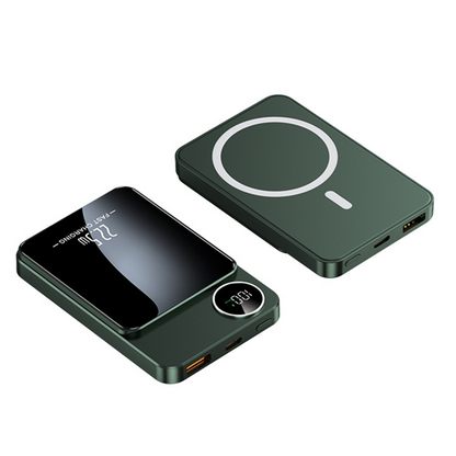 Magneettinen varavirtalähde 10000mAh matkoille – 22.5W ja 15W pikalataus