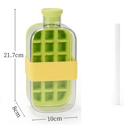 2-in-1 kannettava jääpalamuotti ja pullo