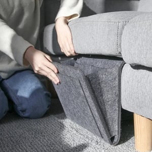 VaraLiving™ Huopainen Sängynvierustasku (Kätevä Riippuva Säilytys Sängynlaidalle)