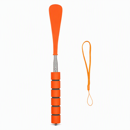 OmniLiving™ Pitkä Teleskooppi-Kengänlusikka (Ruostumaton Teräs / Ergonominen)