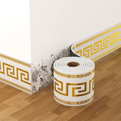 VaraLiving™ Itsekiinnittyvä PVC-Reunalista (Helppo Asennus & Kestävä Seinäkoriste)