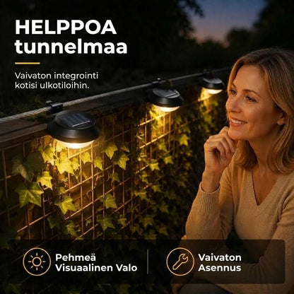 OmniLiving™ Vedenpitävä Aurinkokennovalaisin Seinään & Räystäälle (IP65)