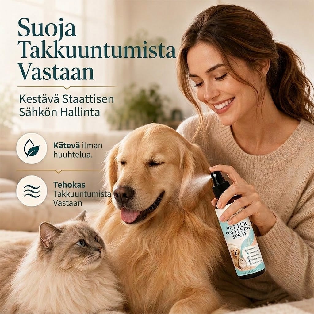 PureVal™ Hellävarainen Turkinselvityssuihke (Koirat & Kissat, Antistaattinen)