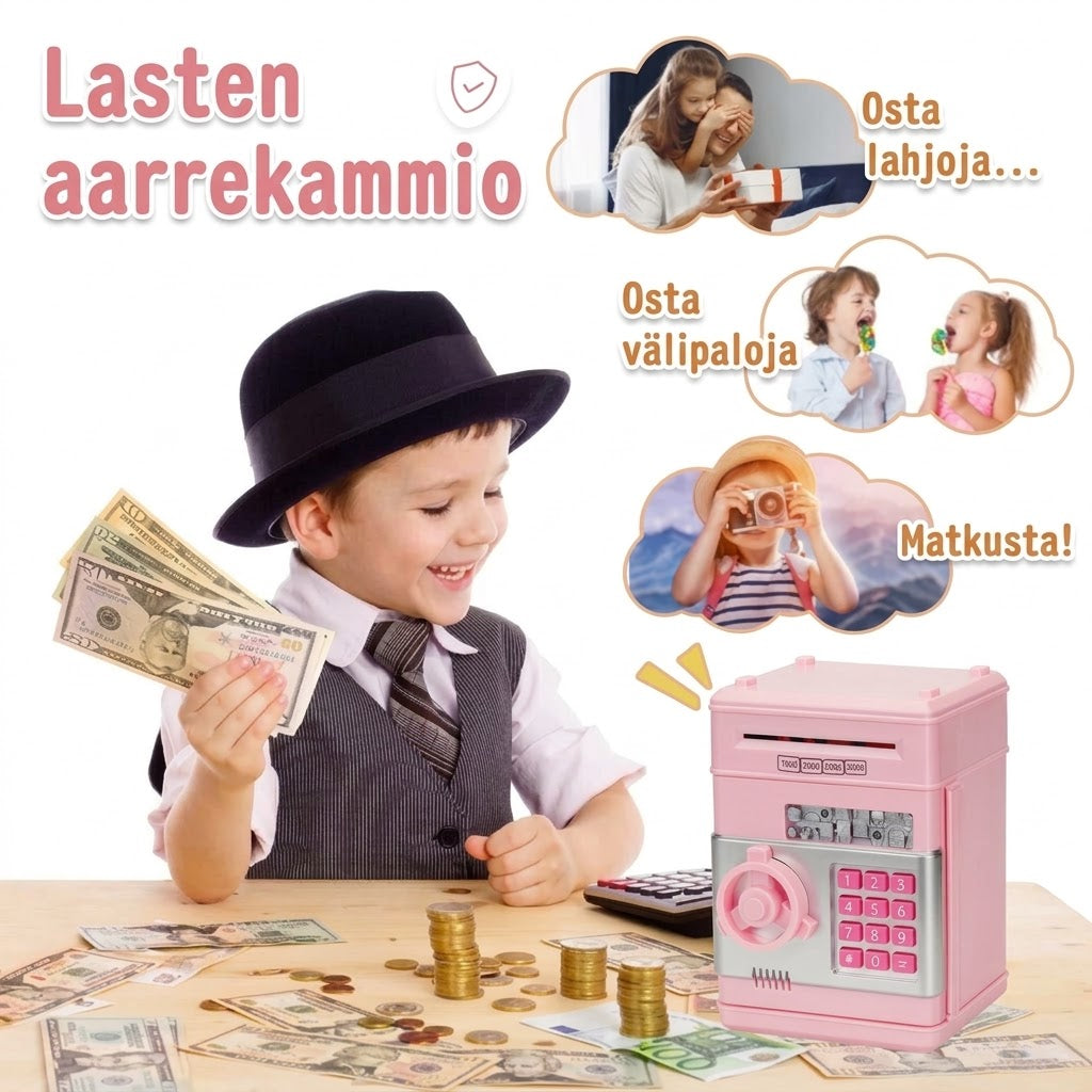 VaraLiving™ Mini-Pankkiautomaatti Säästölipas