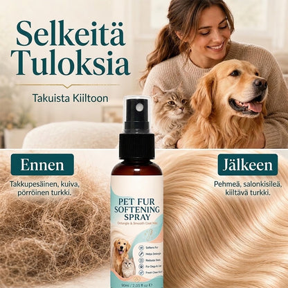 PureVal™ Hellävarainen Turkinselvityssuihke (Koirat & Kissat, Antistaattinen)