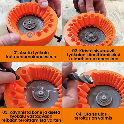[OSTA 1, SAAT 1 ILMAISEKSI] VaraLiving™ Poranterän Teroitin Kulmahiomakoneeseen (Tarkka & Yleismallinen)