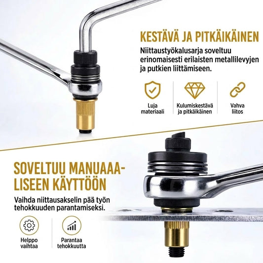 ProShield™ Yleismallinen Niittimutterityökalusarja