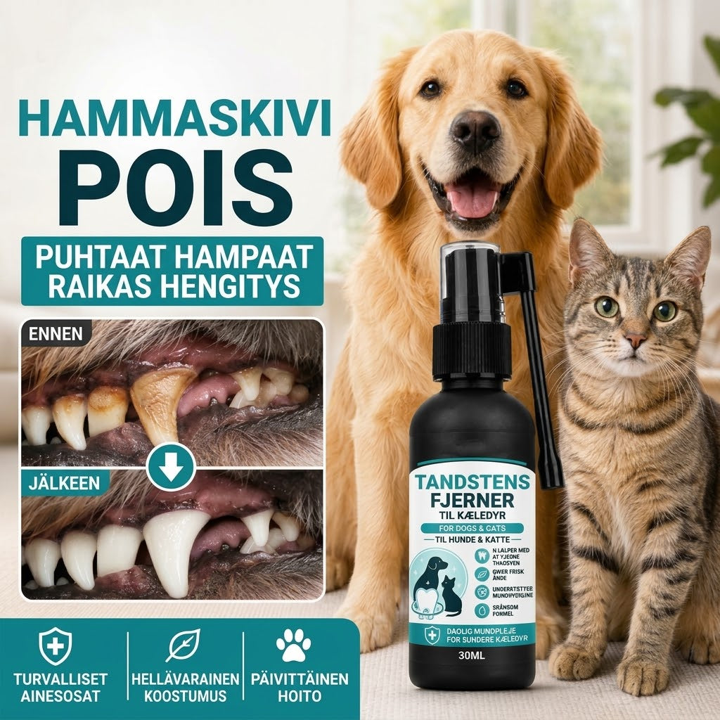 VaraLiving™ Lemmikkien Hammashoitosuihke