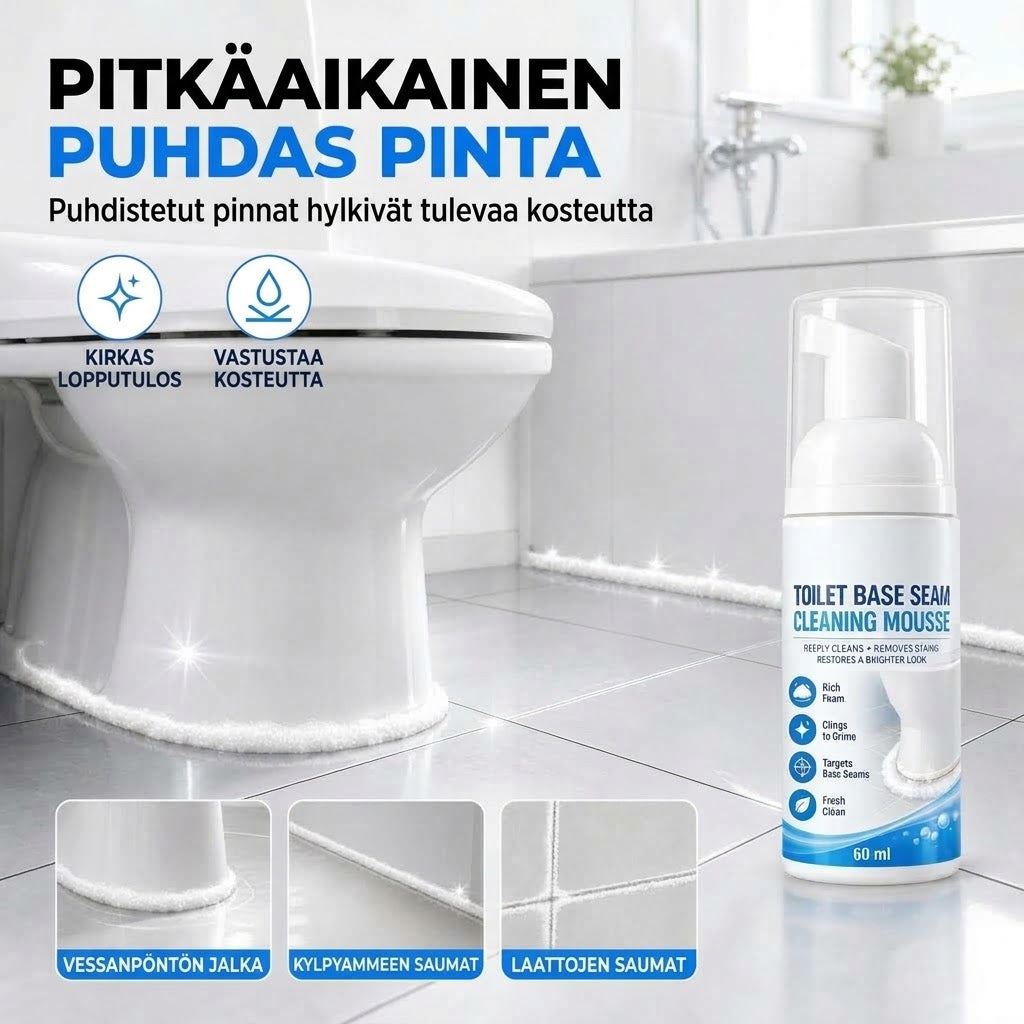 OmniLiving™ Kylpyhuoneen Saumanpuhdistusvaahto (Tehokas Tahranpoisto)