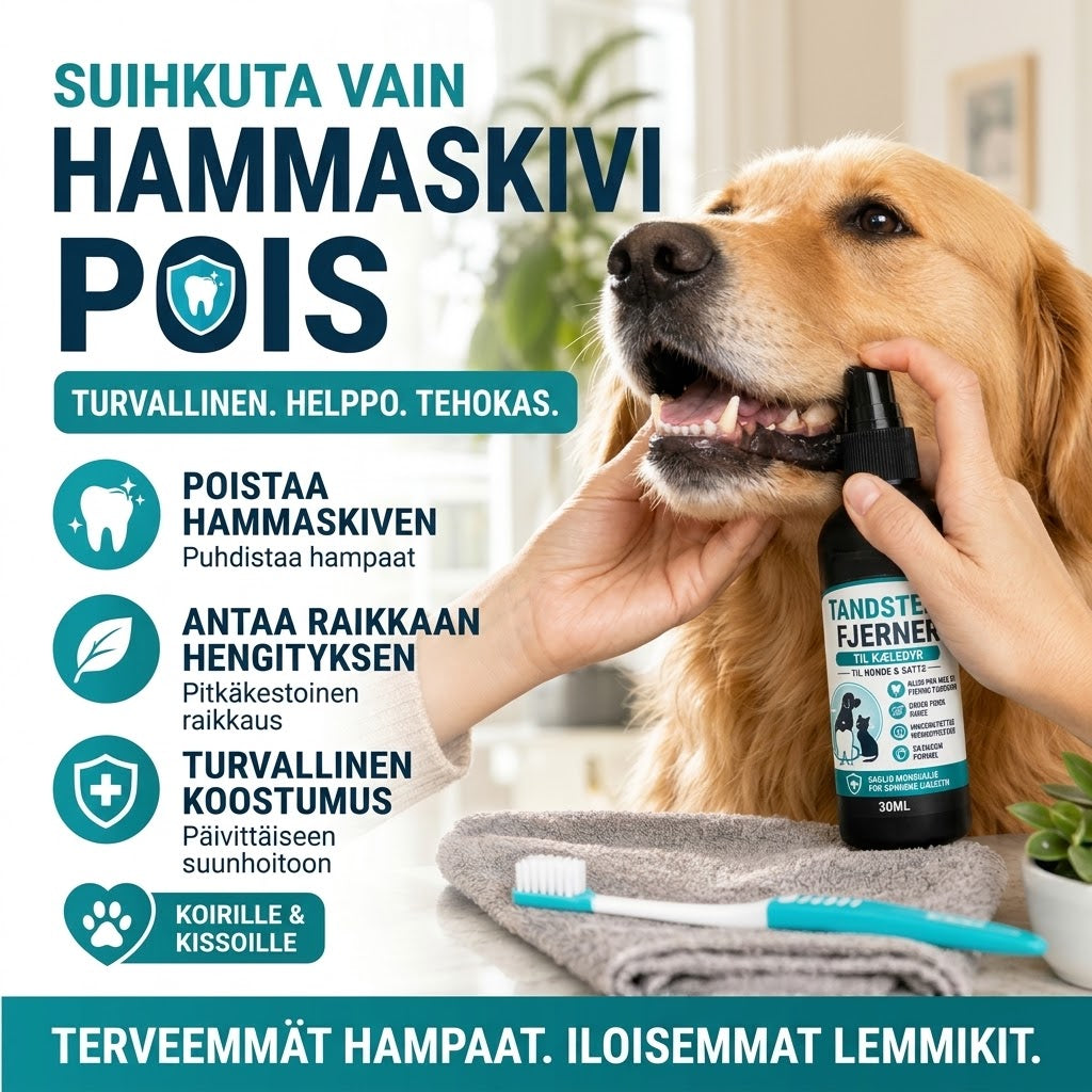 VaraLiving™ Lemmikkien Hammashoitosuihke