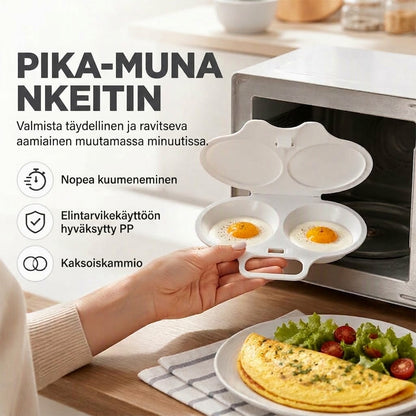 OmniLiving™ Mikromunankeitin Kannella (Uppomunat 45 Sekunnissa)