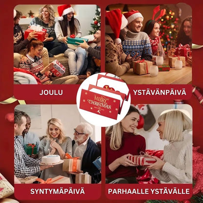 VaraLiving™ Jouluinen Lahjakuori & Korttikotelo | Joulukoriste & Lahjapakkaus