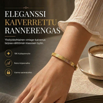 VaraLiving™ Rannekoru Titaani & Teräs (18K Kullattu & Valmiiksi Kaiverrettu)