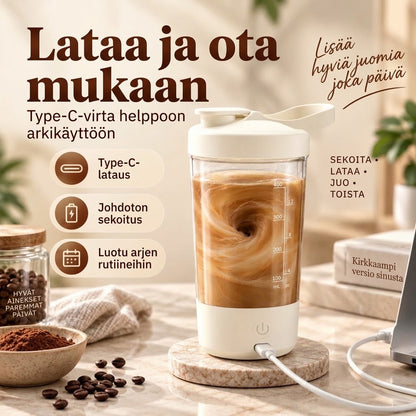 OmniLiving™ Itsesekoittava Magneettimuki (Ruostumatonta Terästä)