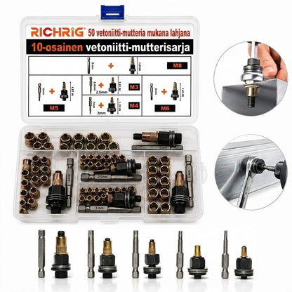 ProShield™ Yleismallinen Niittimutterityökalusarja