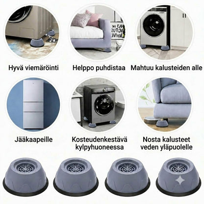 VeloPack™ Tärinänvaimennustassut Pyykinpesukoneelle