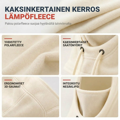 VaraLiving™ Lämmin Talvipipo ja Kasvosuoja Ulkoliikuntaan