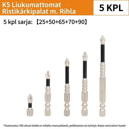 ProShield™ Magneettinen S2-Ruuvikärkisarja Porakoneeseen (Erittäin Vahva)
