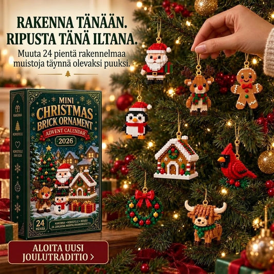 VaraLiving™ Rakennuspalikka-Joulukalenteri (24 Päivää)