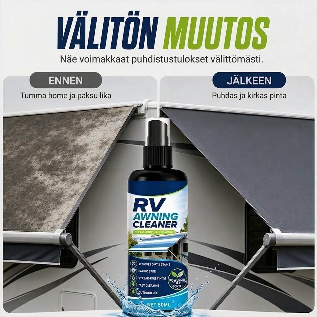 ProShield™ Tehokas Markiisinpuhdistusaine Asuntovaunuun (Poistaa Homeen & Lian)