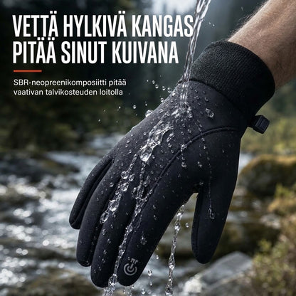 VaraLiving™ Lämpimät Talvihanskat Kosketusnäytöllä (Veden- & Tuulenpitävät Hanskat Pyöräilyyn & Urheiluun)